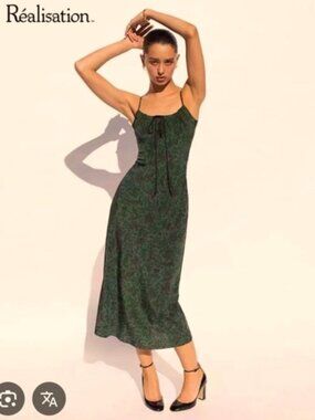 Realisation Par Alba Dress in Dazed Noir